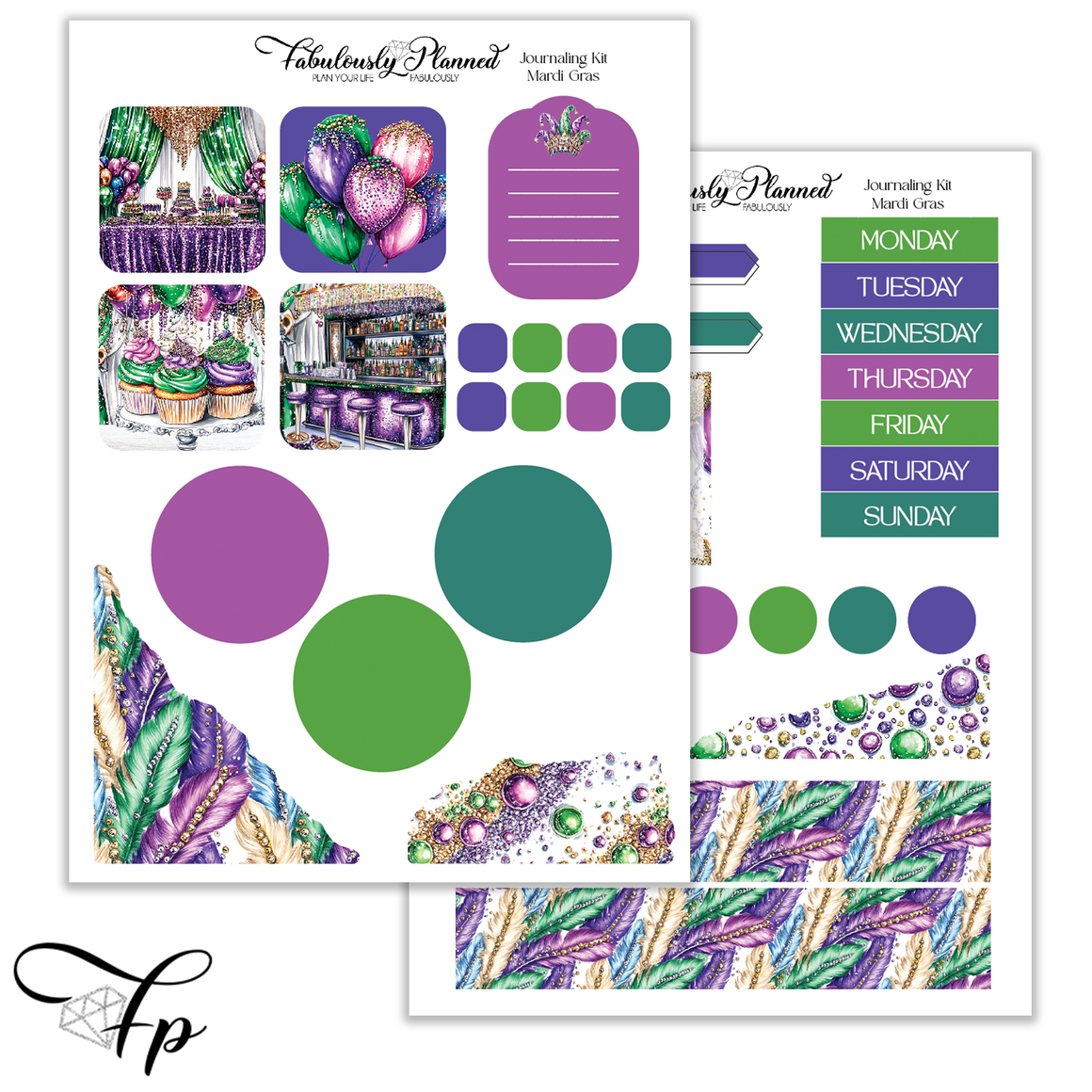 Mardi Gras - Journaling Kit