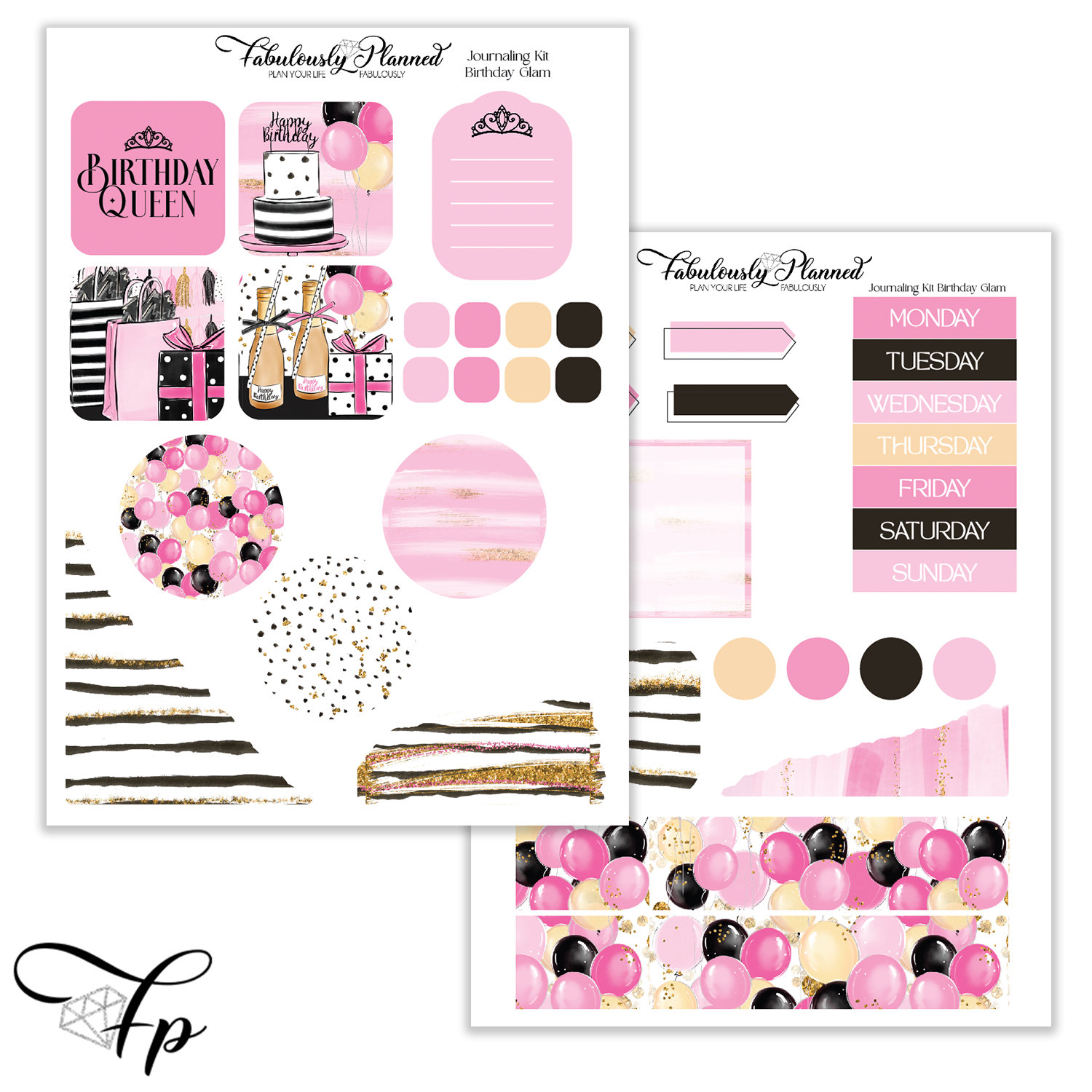 Vivid Mood - Journaling Kit - Fabulously Planned