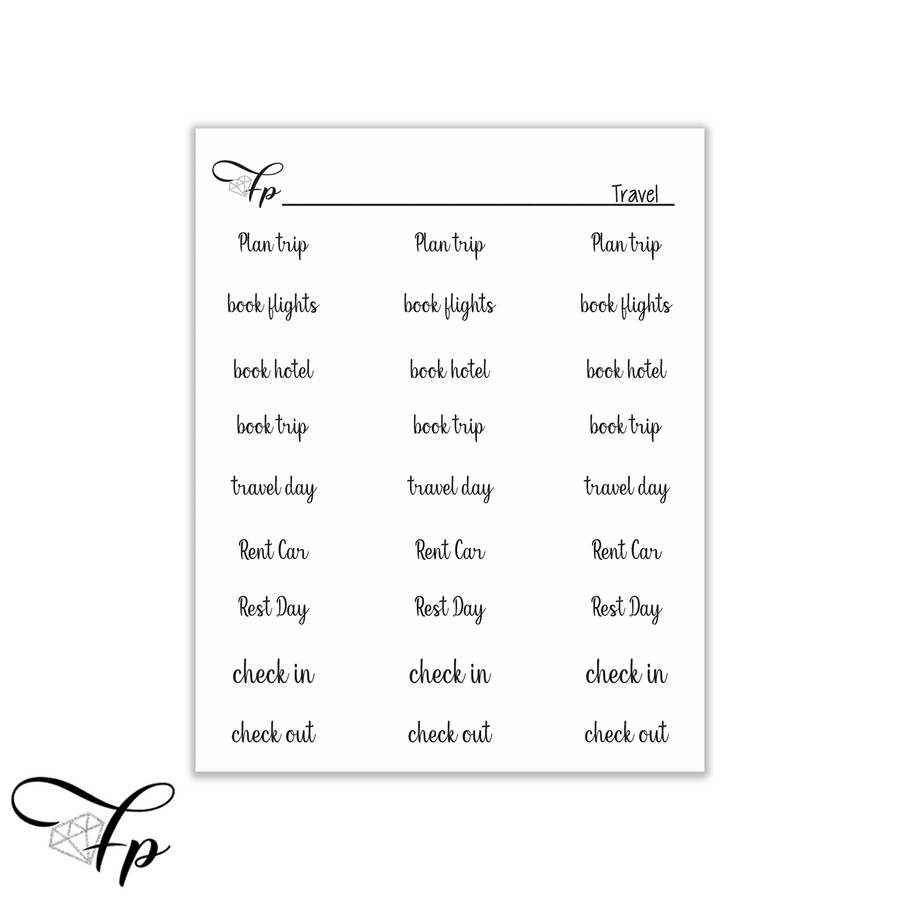 Travel Script Transparent